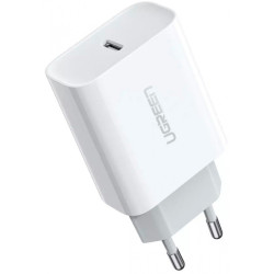 iPhone seinaadapter.UGREEN, 20W USB-C (valge).
